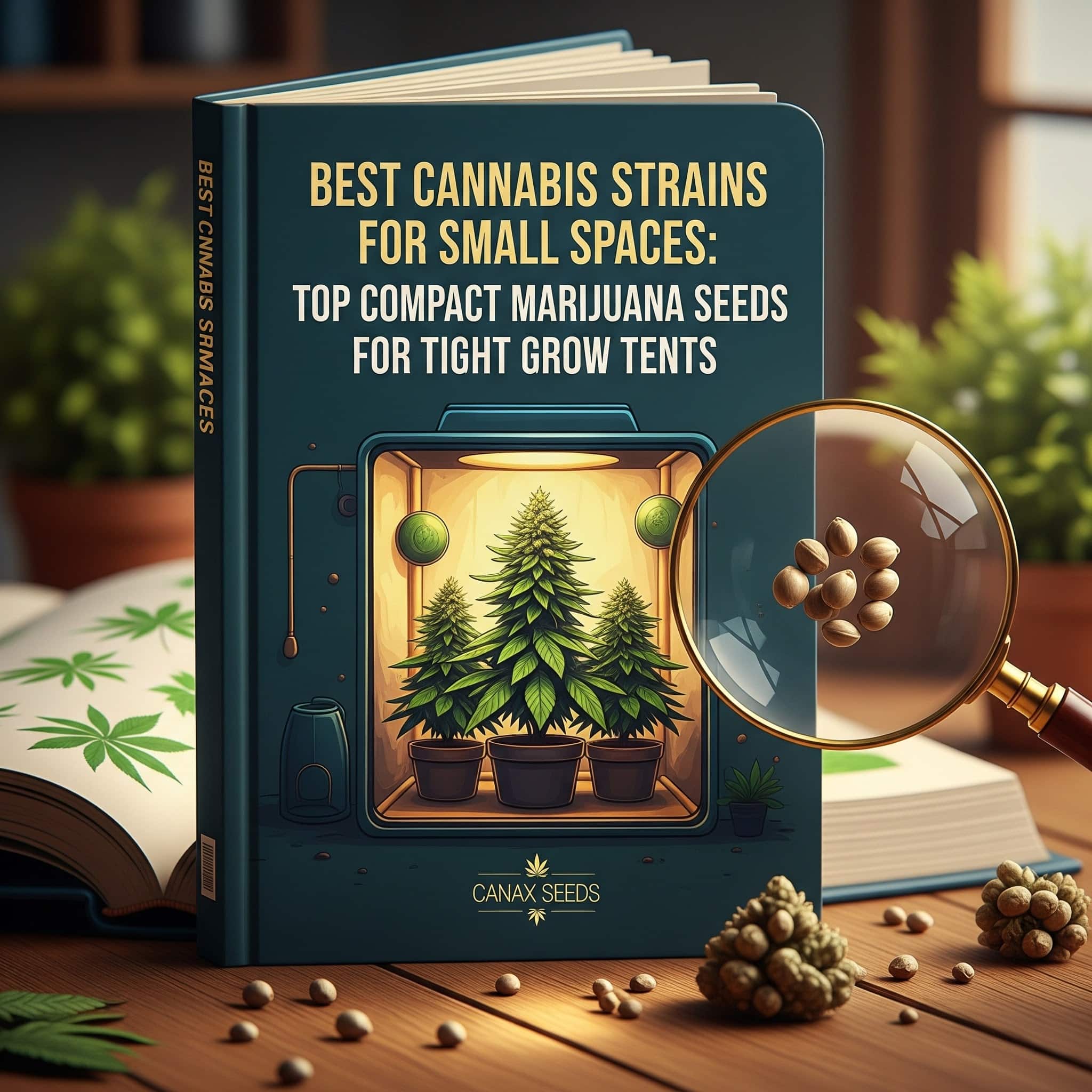 Best Cannabis Strains for Small Spaces: Top Compact Marijuana Seeds for Tight Grow Tents