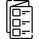 Solid black square on a white background.
